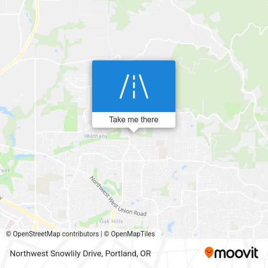 Mapa de Northwest Snowlily Drive