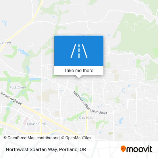 Mapa de Northwest Spartan Way