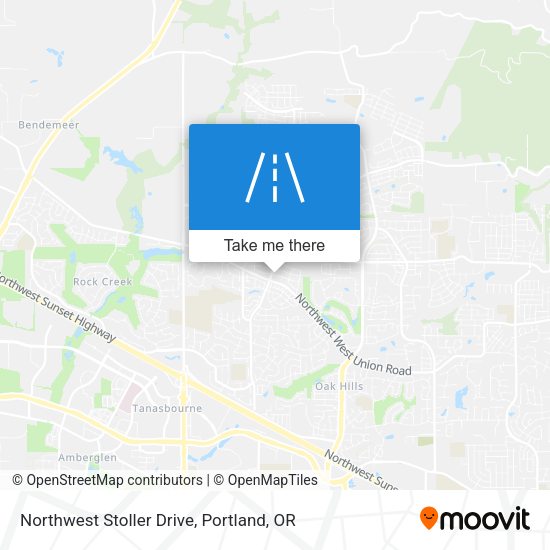 Northwest Stoller Drive map