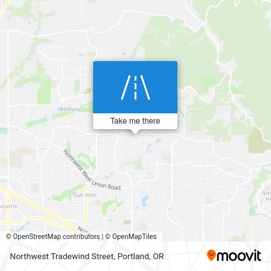 Mapa de Northwest Tradewind Street
