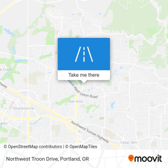Mapa de Northwest Troon Drive