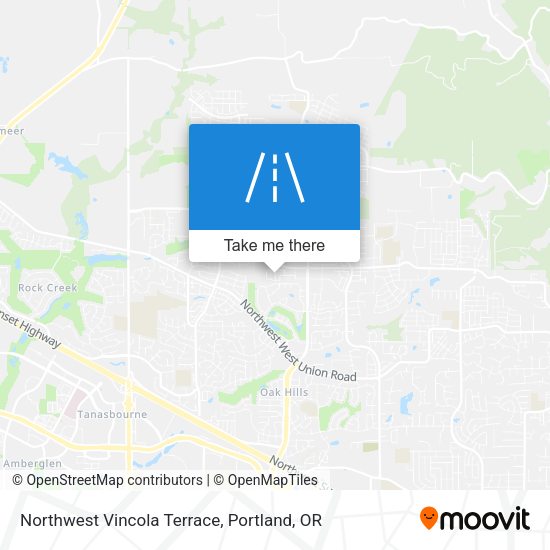 Mapa de Northwest Vincola Terrace