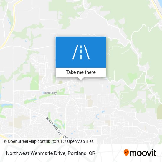 Northwest Wenmarie Drive map