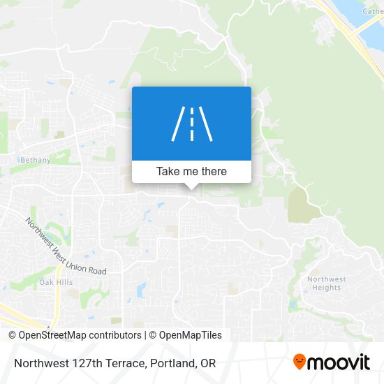 Northwest 127th Terrace map