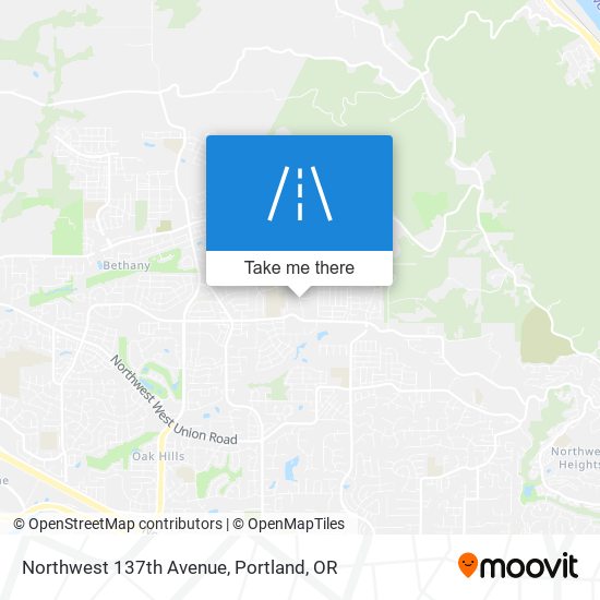 Mapa de Northwest 137th Avenue