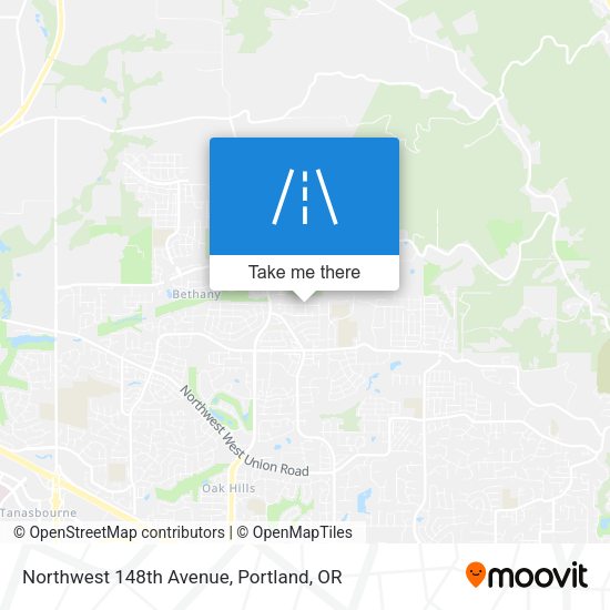 Northwest 148th Avenue map