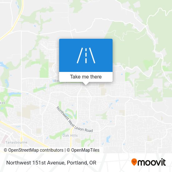 Mapa de Northwest 151st Avenue