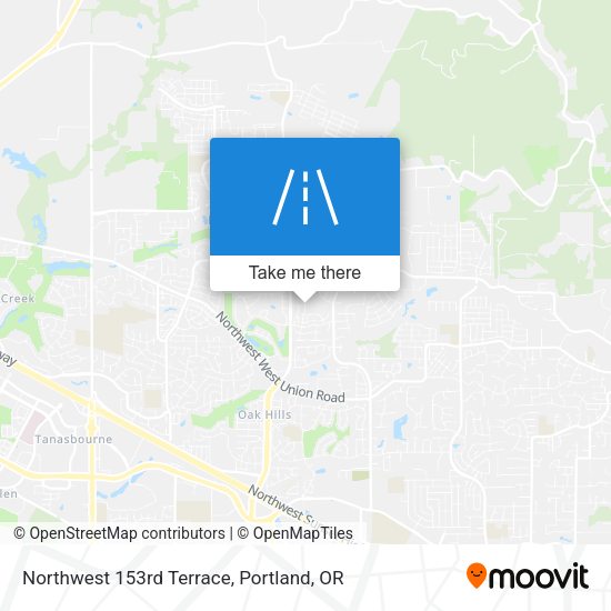 Northwest 153rd Terrace map
