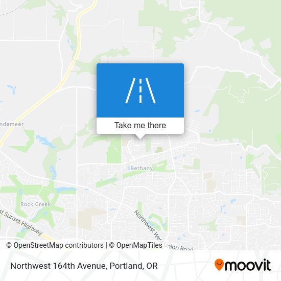 Northwest 164th Avenue map