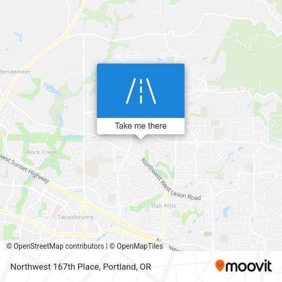 Mapa de Northwest 167th Place