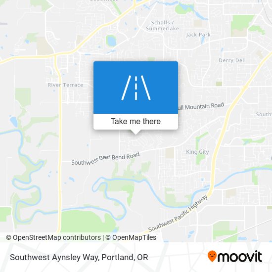 Southwest Aynsley Way map