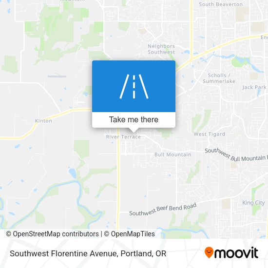 Southwest Florentine Avenue map