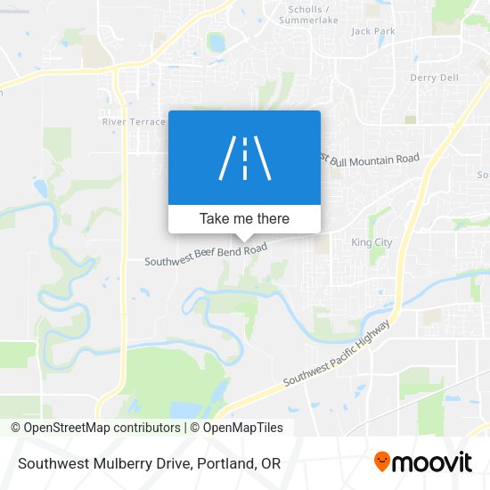 Mapa de Southwest Mulberry Drive