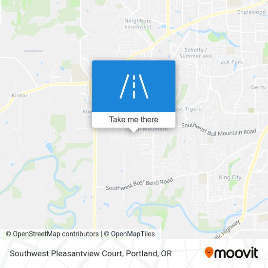Mapa de Southwest Pleasantview Court