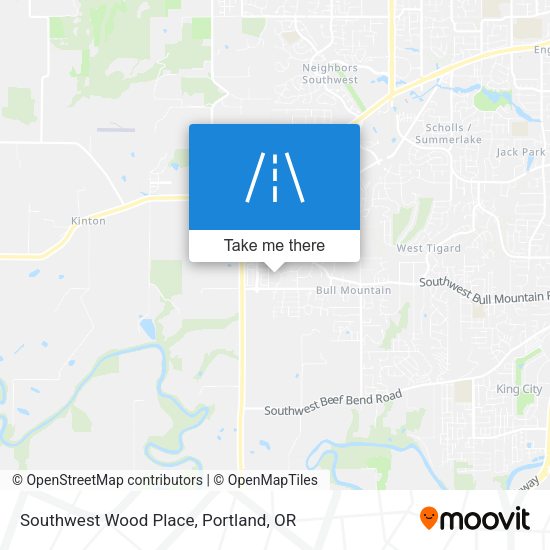 Southwest Wood Place map