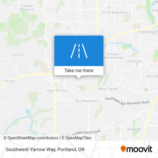 Southwest Yarrow Way map