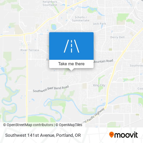 Southwest 141st Avenue map