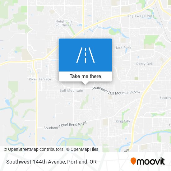 Mapa de Southwest 144th Avenue