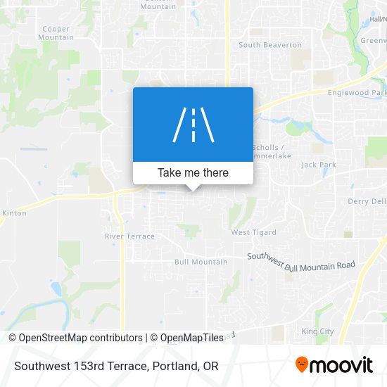 Mapa de Southwest 153rd Terrace