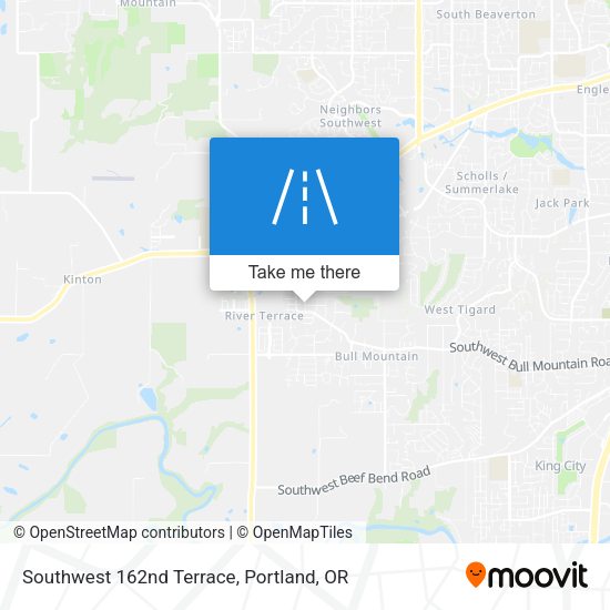 Mapa de Southwest 162nd Terrace