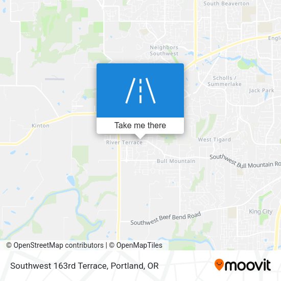 Mapa de Southwest 163rd Terrace