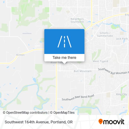 Mapa de Southwest 164th Avenue