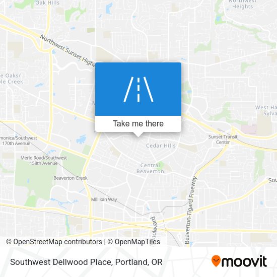 Mapa de Southwest Dellwood Place