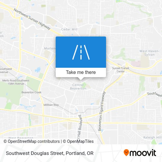 Southwest Douglas Street map