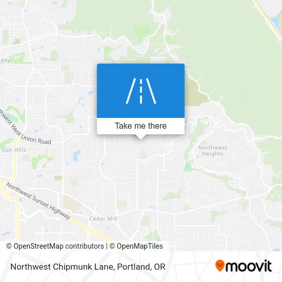 Mapa de Northwest Chipmunk Lane