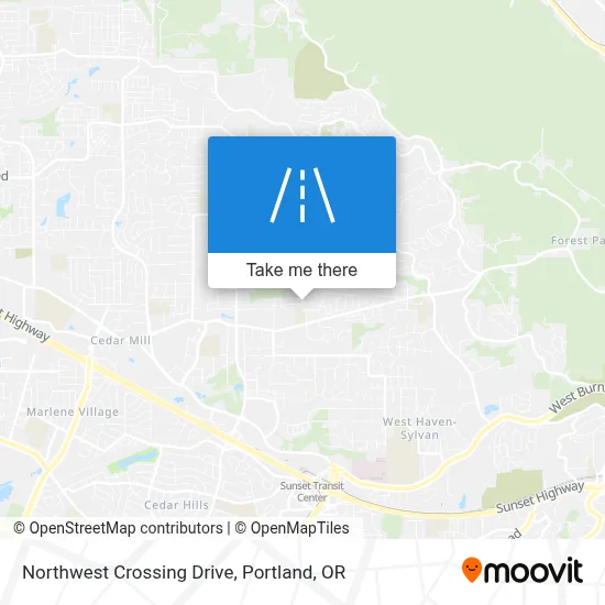 Northwest Crossing Drive map