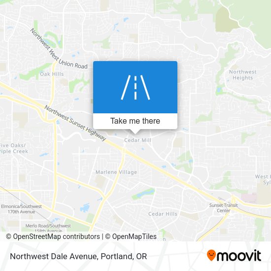 Mapa de Northwest Dale Avenue
