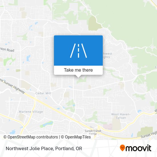 Northwest Jolie Place map
