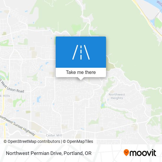 Northwest Permian Drive map