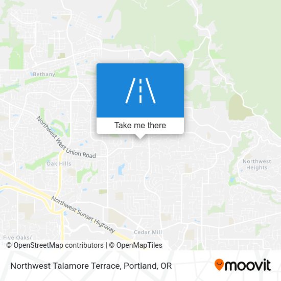 Mapa de Northwest Talamore Terrace