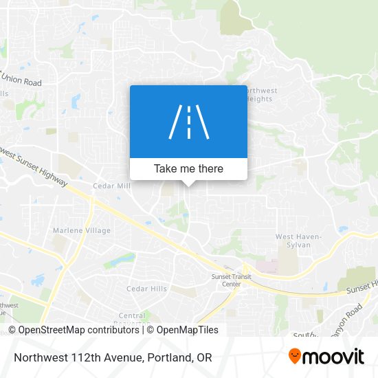Northwest 112th Avenue map