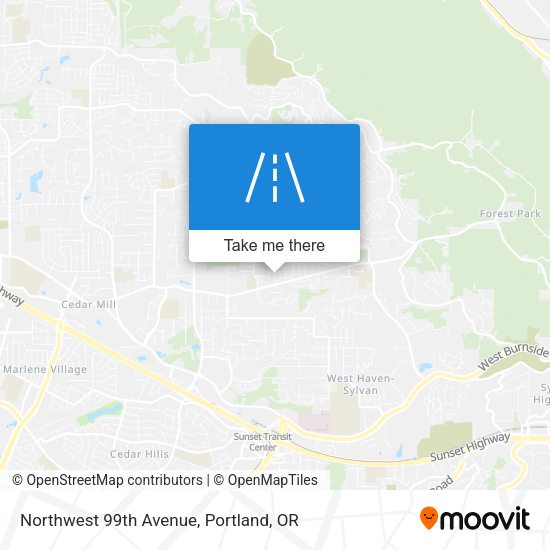 Mapa de Northwest 99th Avenue