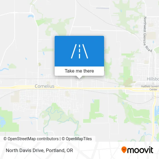 North Davis Drive map