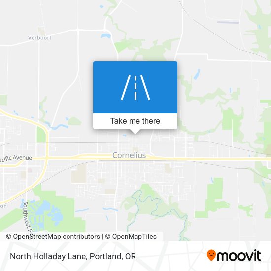 Mapa de North Holladay Lane