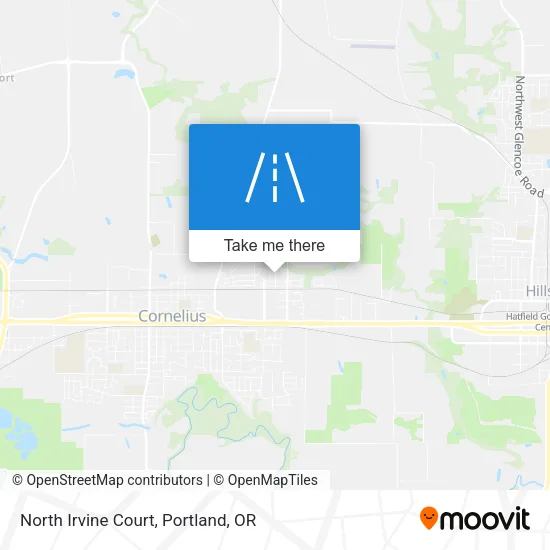 Mapa de North Irvine Court
