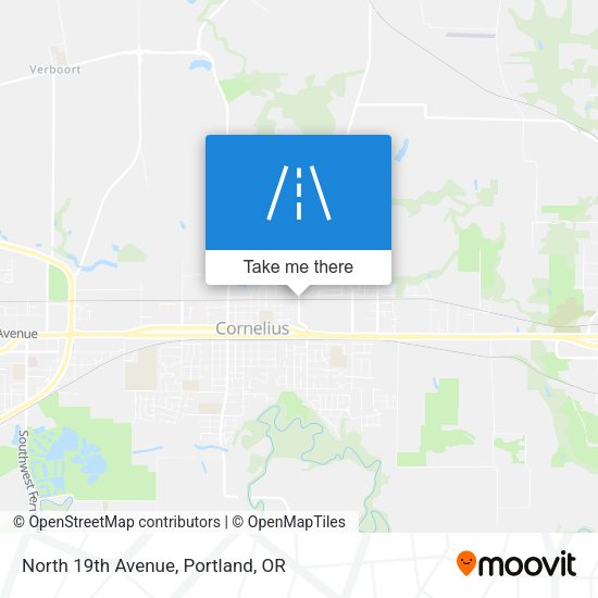 Mapa de North 19th Avenue