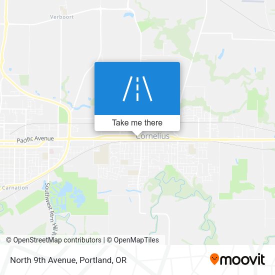 Mapa de North 9th Avenue