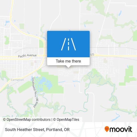 Mapa de South Heather Street