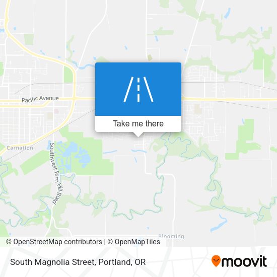 Mapa de South Magnolia Street
