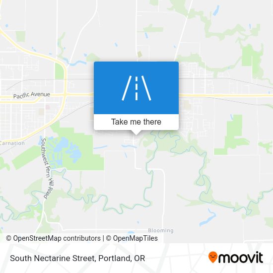Mapa de South Nectarine Street
