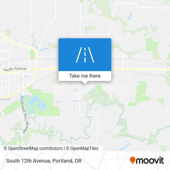 Mapa de South 12th Avenue