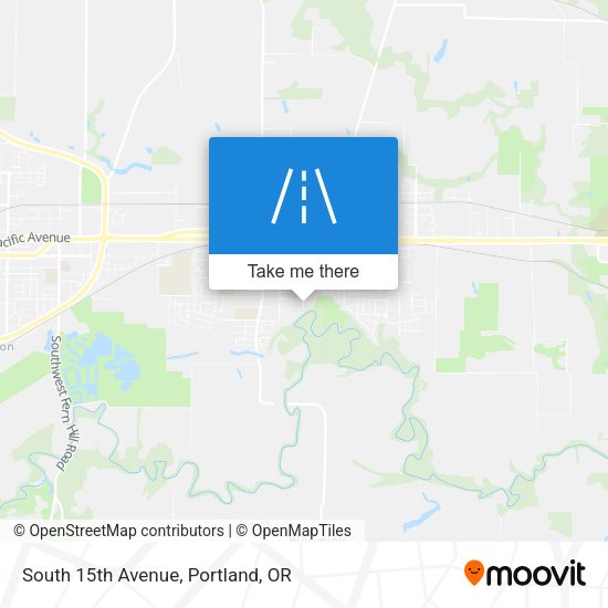Mapa de South 15th Avenue