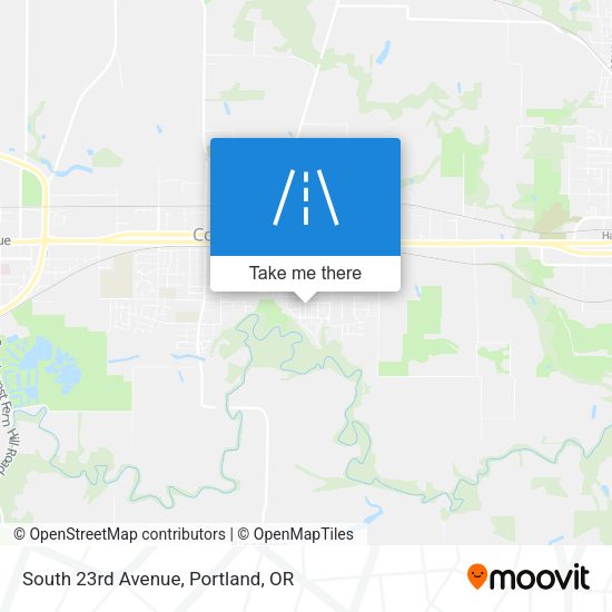 Mapa de South 23rd Avenue