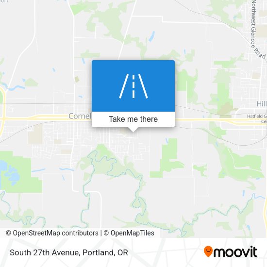 Mapa de South 27th Avenue