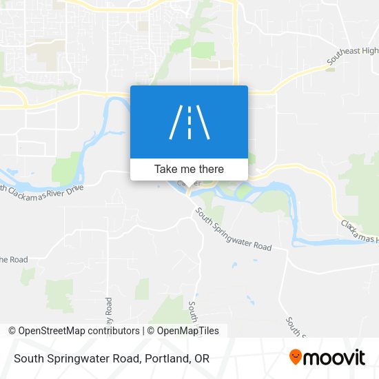 South Springwater Road map