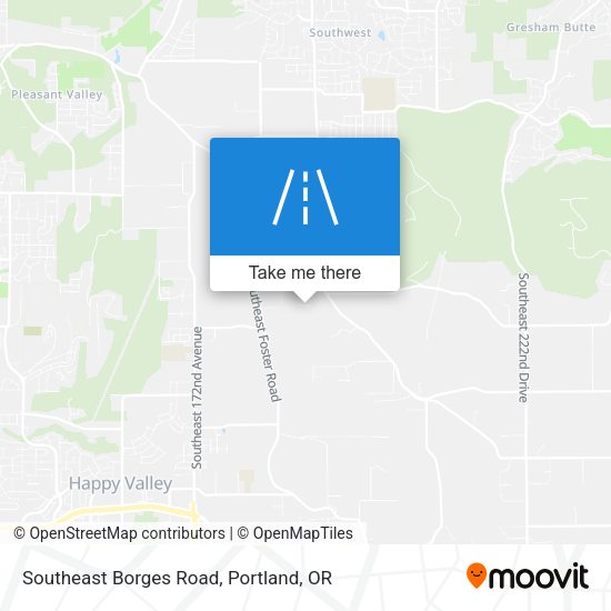 Southeast Borges Road map